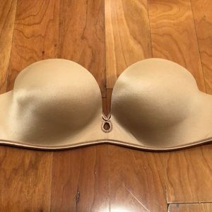 Victoria’s Secret Beige Strapless Push-up Bra